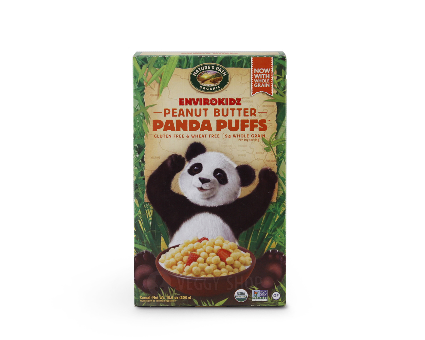 Завтрак детский шарики кукурузные (Панда) "Nature's Path" 300 г
