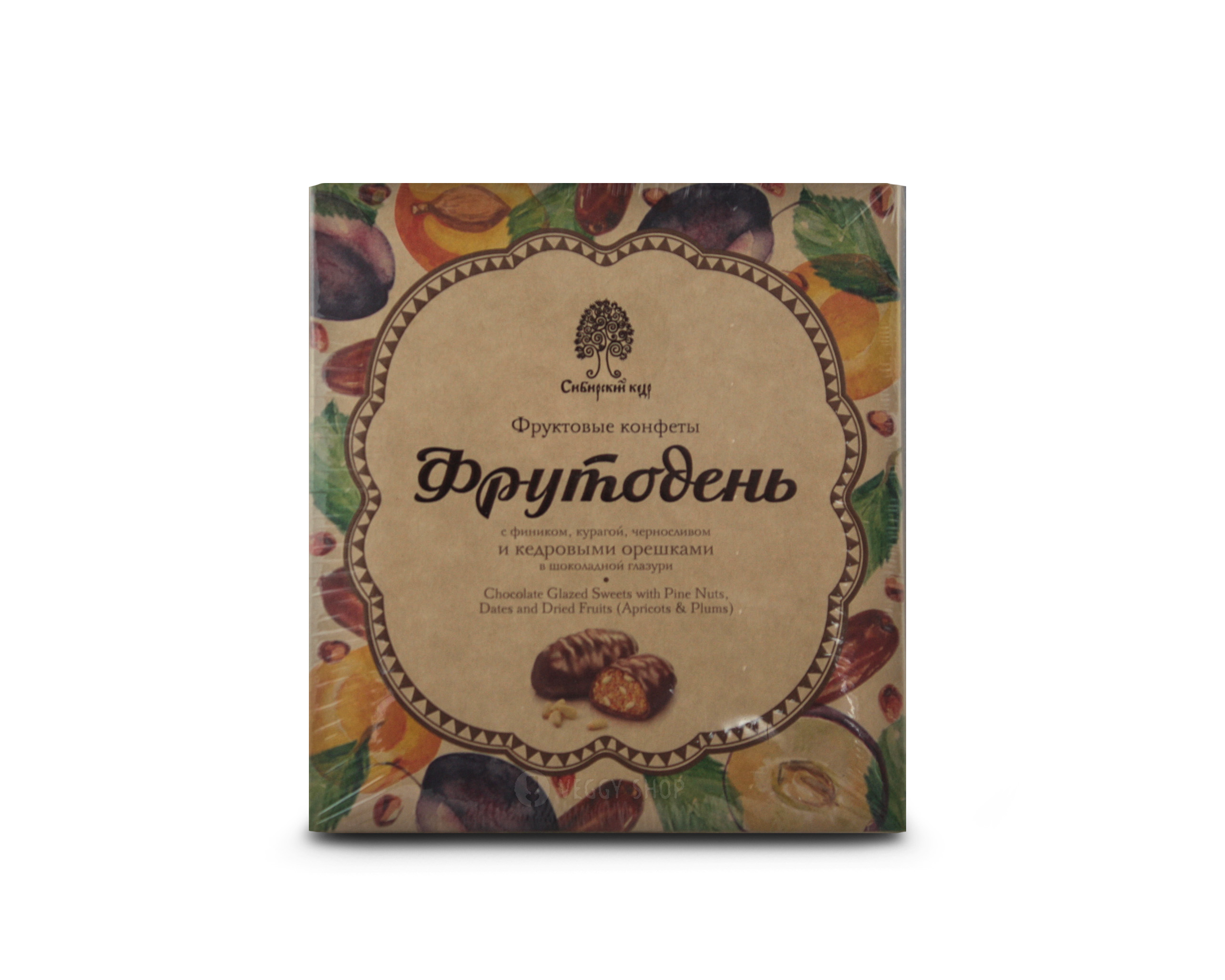 Конфеты фруктовые Фрутодень "Сибирский кедр" 120 г