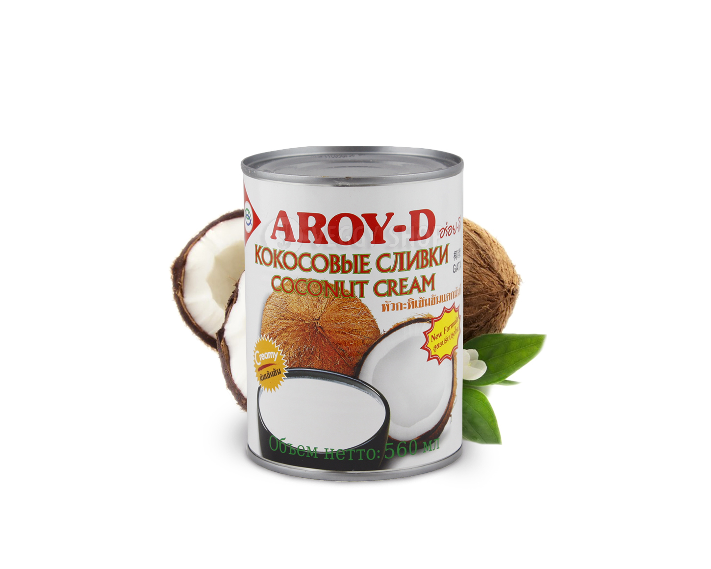 Сливки кокосовые  ж/б "Aroy-D" 560 г