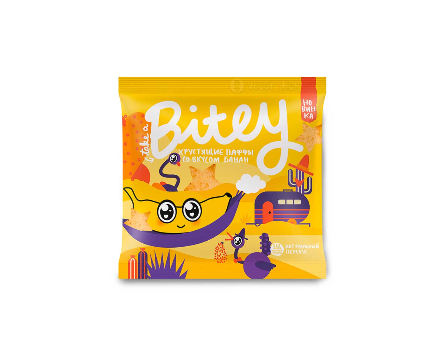 Паффы (банан) "Bitey" 20 г