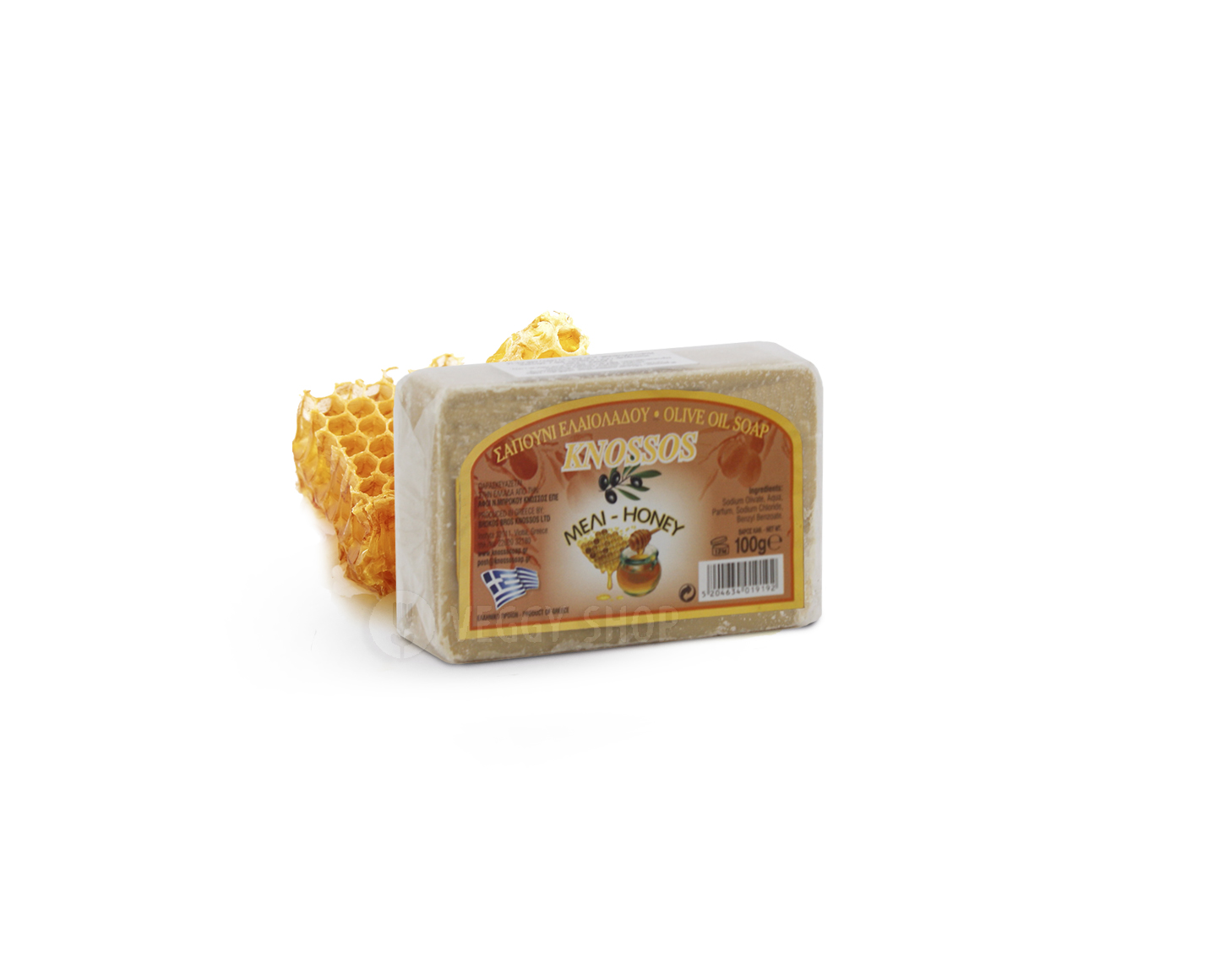 Мыло оливковое с мёдом "Knossos" 100 г