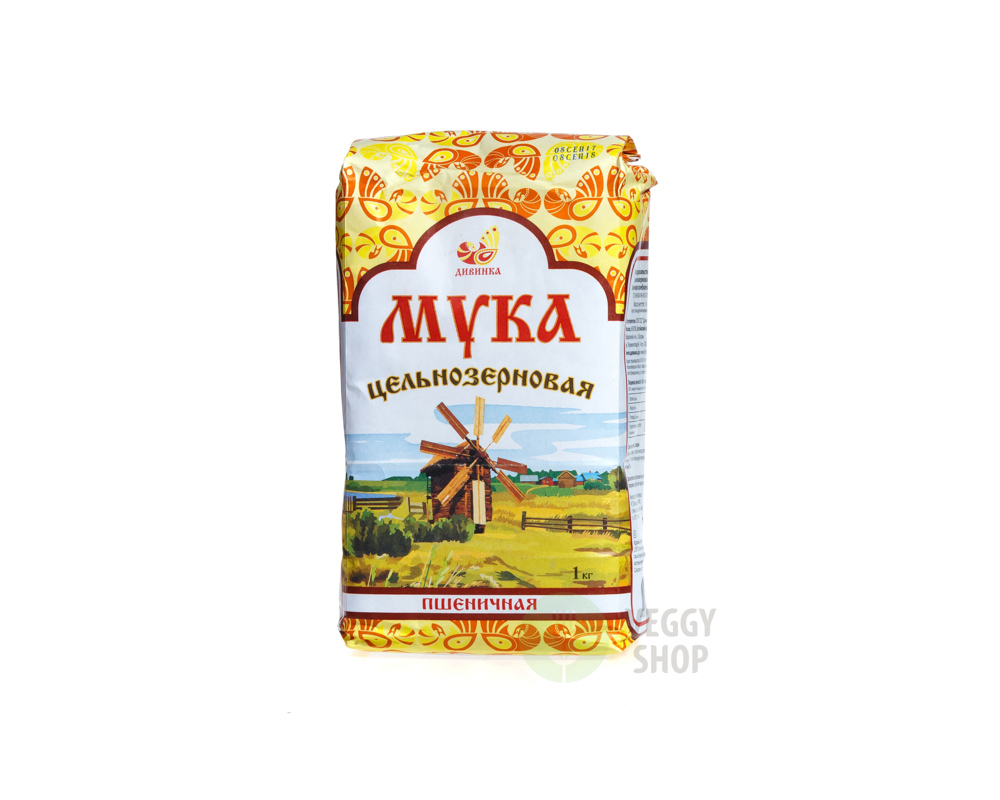Мука пшеничная цельнозерновая "Дивинка" 1 кг