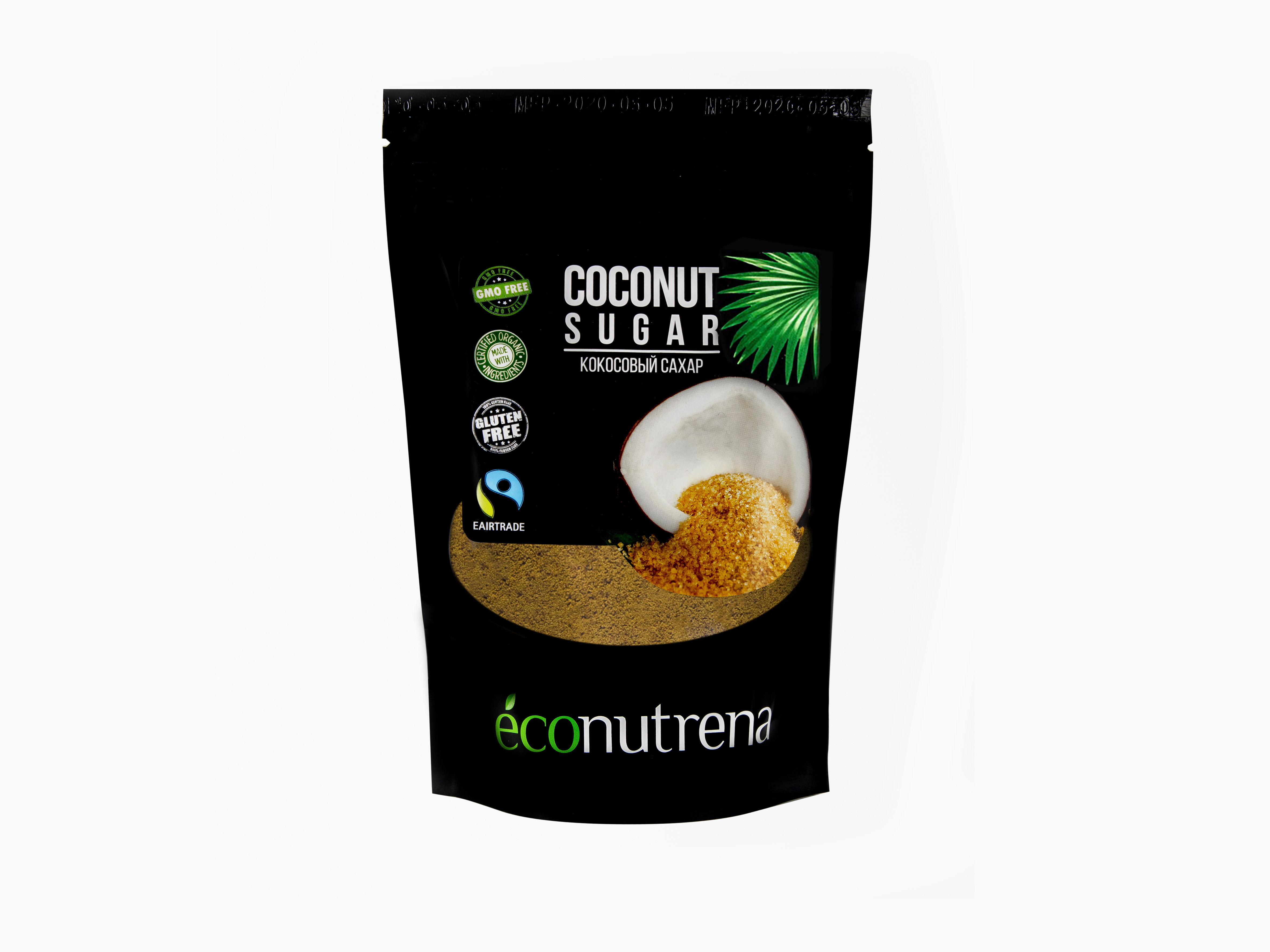 Сахар кокосовый "Econutrena" 250 г