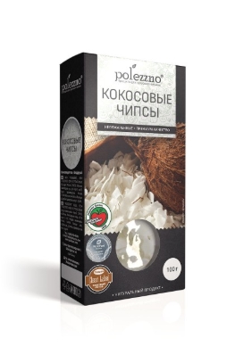 Чипсы кокосовые "Polezzno" 100 г