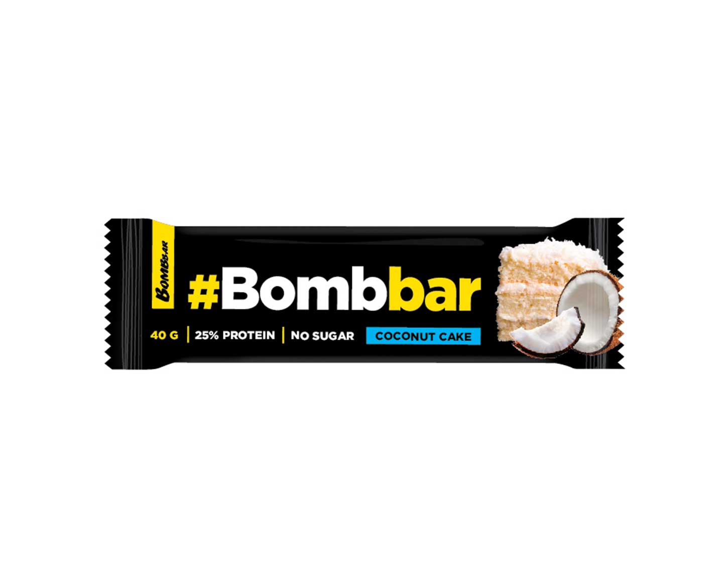 Батончик протеиновый (Кокосовый торт) "Bombbar" 40 г