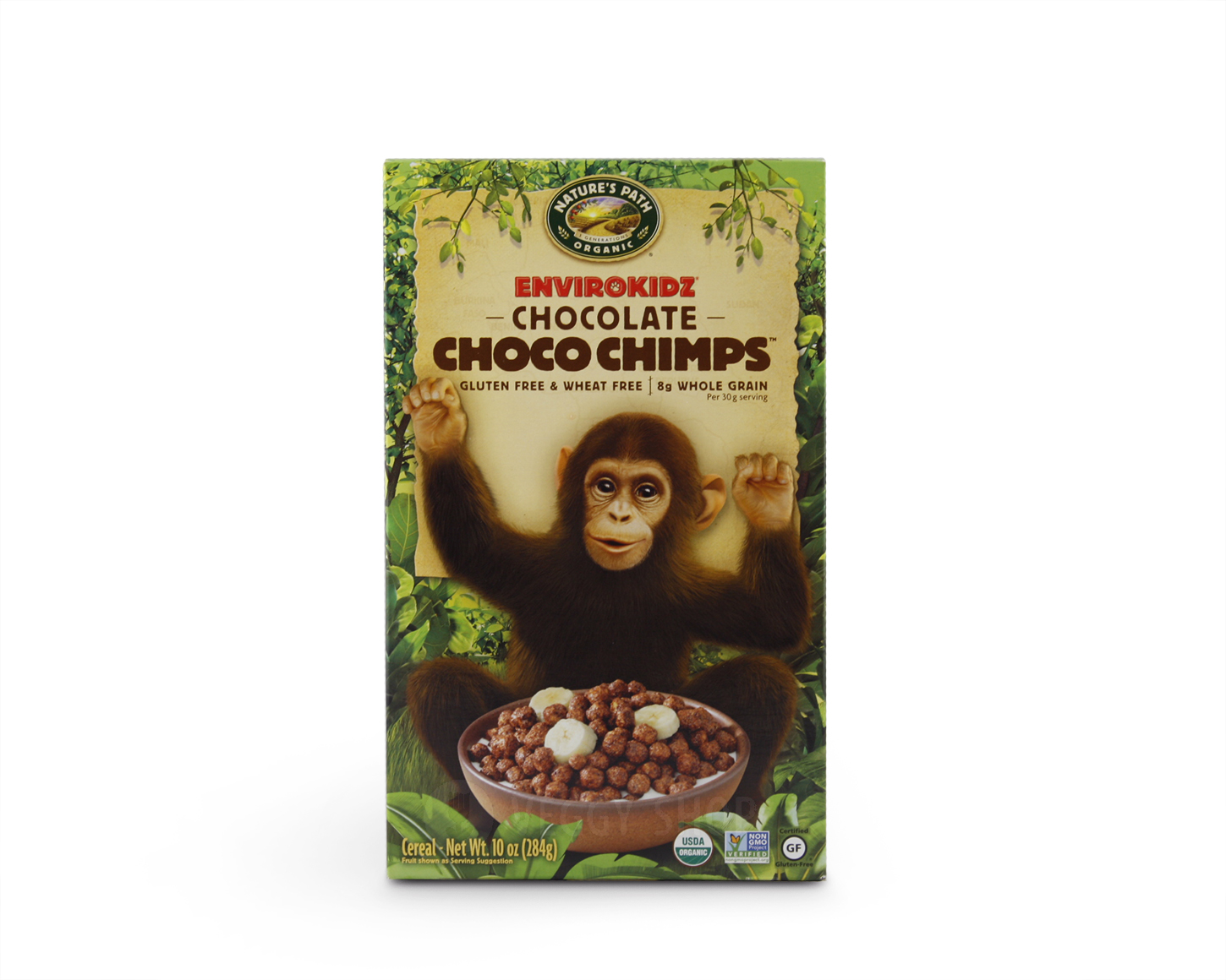 Завтрак детский шарики шоколадные  (Choco Chimps) "Nature's Path" 300г