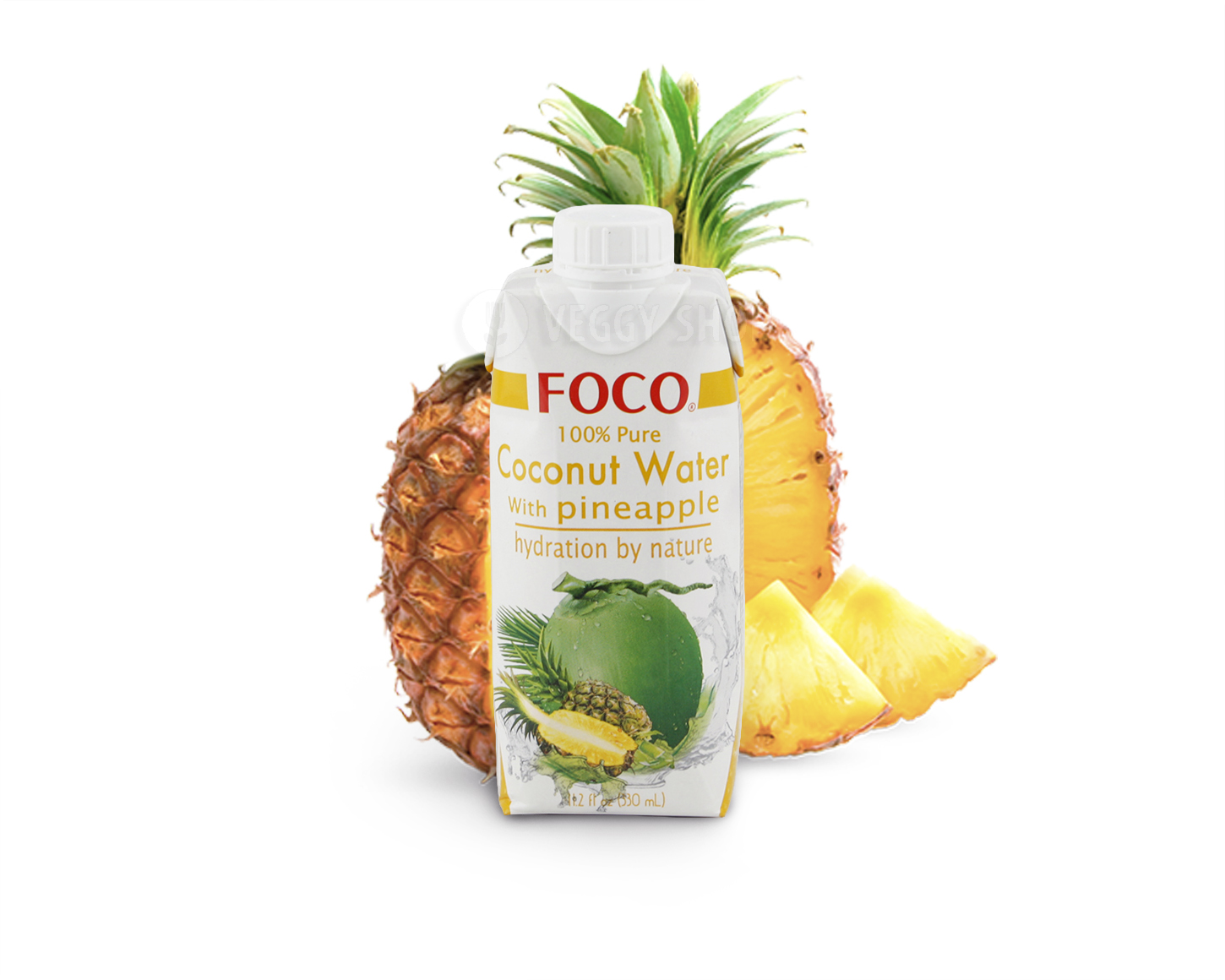 Вода кокосовая с ананасом "FOCO" 330 мл